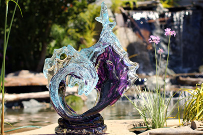 David Wight Glass Art Sculptures at Ocean Blue Galleries