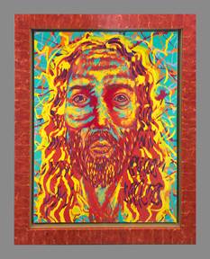 Electric Jesus Art by Jim Carey at Ocean Blue Galleries