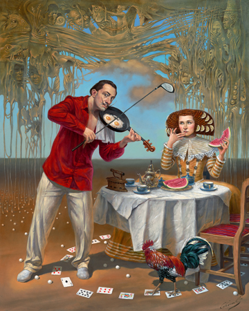 Breakfast With Humpty-Dumpty by Michael Cheval - Ocean Blue Galleries