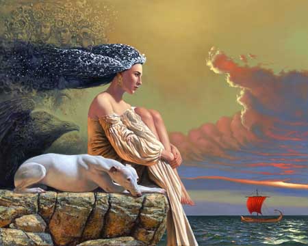 Devotion of Penelope Limited Edition 2021 by Michael Cheval - Ocean Blue Galleries