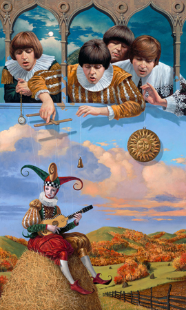 Fool On The Hill 3 by Michael Cheval - Ocean Blue Galleries