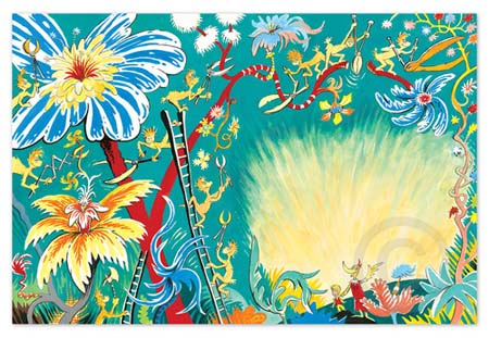 A PLETHORA OF FLOWERS Dr. Seuss Illustration Ocean Blue Galleries