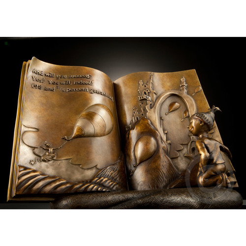 OH, THE PLACES YOU'LL GO! - MAQUETTE Dr. Seuss Bronze Tribute Collection Ocean Blue Galleries