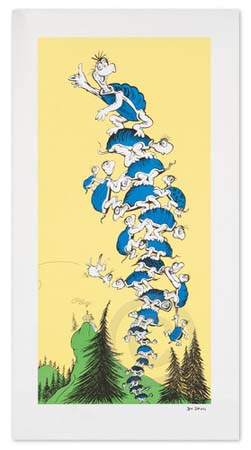 TURTLE TOWER Dr. Seuss Illustration Ocean Blue Galleries