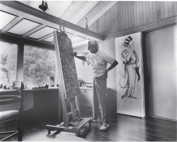 Ted At Easel_Dr Seuss Dr. Seuss - Dr. Seuss Art
