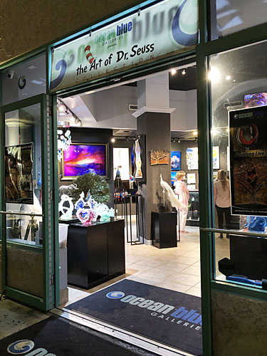 Ocean Blue Galleries Art Gallery St. Petersburg Florida - Live Artist Shows