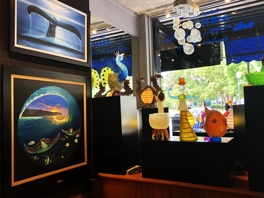 Ocean Blue Galleries Winter Park Art Gallery - Featuring Borowski Glass