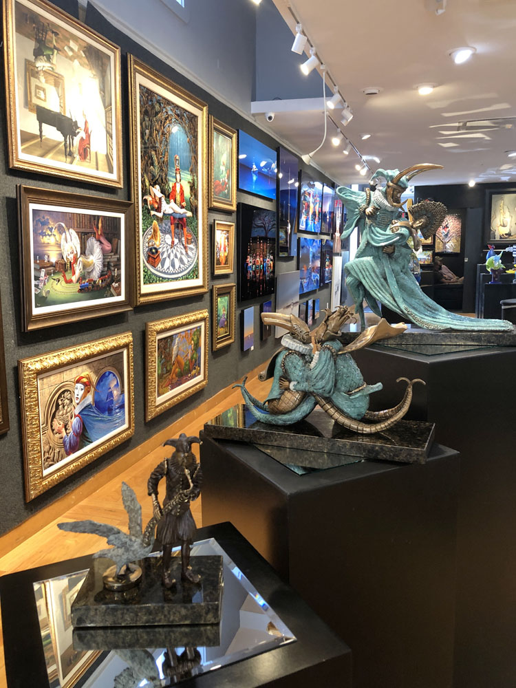 Ocean Blue Galleries Winter Park Art Gallery - Featuring Michael Cheval