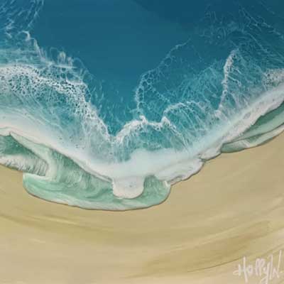 Receeding by Holly Weber - Ocean Blue Galleries Key West