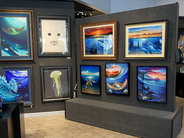 Ocean Blue Galleries Art Gallery St. Petersburg Florida - Featuring Art by Wyland