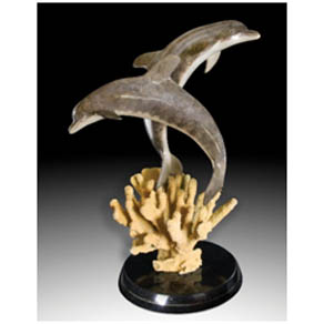 Children of the sea by Wyland - medium size bronze sculpture