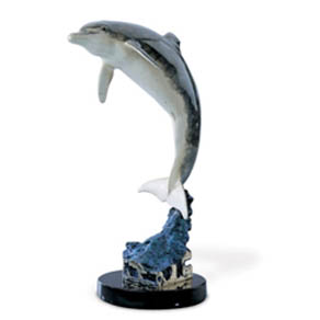 Dolphin Friendly by Wyland - bronze sculpture