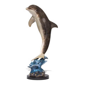 Dolphin Splash by Wyland – medium size bronze sculpture Dolphin Splash by Wyland - medium size bronze sculpture