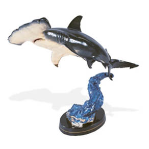 Hammerhead Shark by Wyland – medium size bronze sculpture Hammerhead Shark by Wyland - medium size bronze sculpture