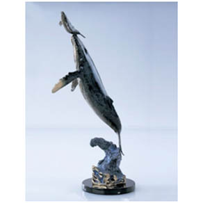 Heaven Bound by Wyland – bronze sculpture Heaven Bound by Wyland - bronze sculpture