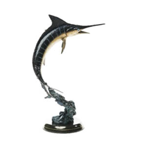 Marlin by Wyland – medium size bronze sculpture Marlin by Wyland - medium size bronze sculpture