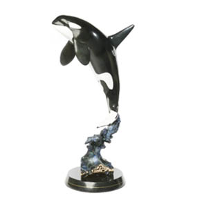 Orca Dream by Wyland – medium size bronze sculpture Orca Dream by Wyland - medium size bronze sculpture