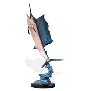 Saill Fish by Wyland – medium size bronze sculpture Sail Fish by Wyland - medium size bronze sculpture