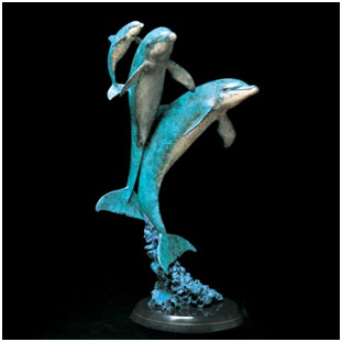 Synchronicity 6ft Bronze Sculpture by Wyland