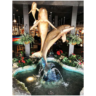 Synchronicity 9ft Fountain by Wyland