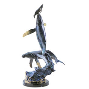 Three in the Sea by Wyland – bronze sculpture Three in the Sea by Wyland - bronze sculpture