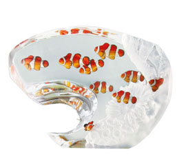 clown fsh – Wyland lucite Clown Fish - Wyland Lucite Sculpture