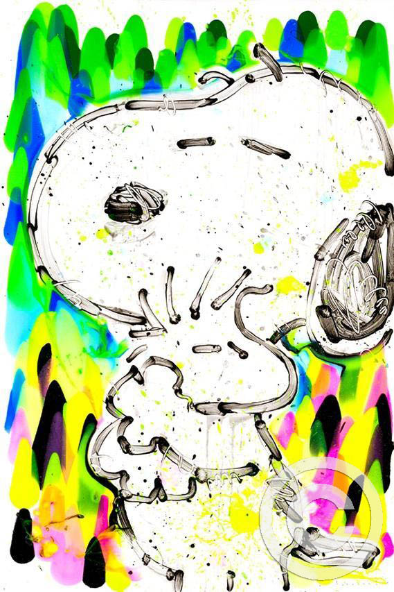In my Arms again - Tom Everhart Snoopy Art for sale