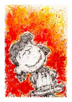 Girlfriend Dream by Tom Everhart Snoopy art for sale