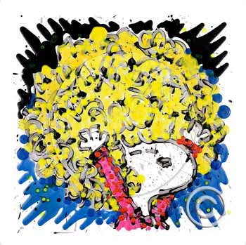 Mirror-Mirror-on-the-Wall-Who's-the-Top-Dog-of-Them-All by Tom Everhart Snoopy Art