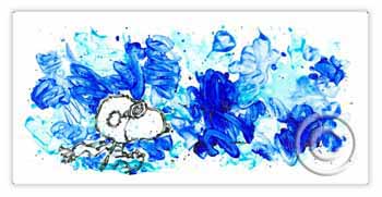 Partly-Cloudy-715-Morning-Fly by Tom Everhart Snoopy Art