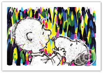 Salmon Breath Snoopy Art by Tom Everhart for sale
