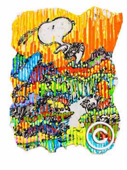 Super Fly Fall by Tom Everhart Snoopy art for sale