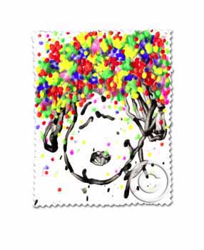 Tahiti-Hipster-IV Snoopy Art by Tom Everhart