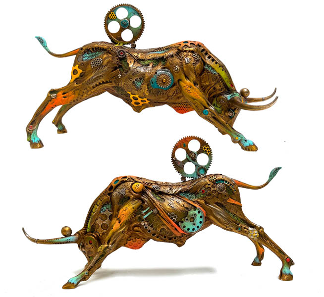 Torito (new) Nano Lopez sculpture at Ocean Blue Galleries Torito (new) Nano Lopez sculpture at Ocean Blue Galleries