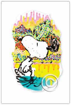 water-lilly-I Snoopy Art for Sale