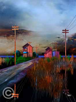 End of the Road by Stephen Harlan for sale at Ocean Blue Galleries