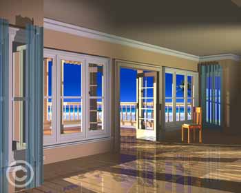 Seaside by Stephen Harlan at Ocean Blue Galleries