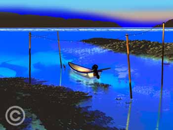 Tarks Lagoon by Stephen Harlan at Ocean Blue Galleries
