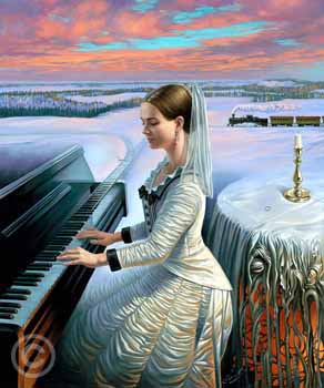 Anna by Michael Cheval at Ocean Blue Galleries
