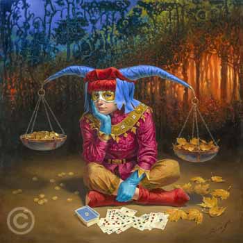 Balance of Disparities by Michael Cheval at Ocean Blue Galleries