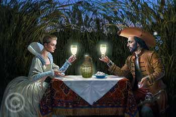 Delighted by light III by Michael Cheval at Ocean Blue Galleries