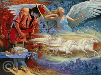 Freedom by Michael Cheval at Ocean Blue Galleries