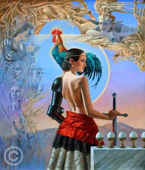 Hush by Michael Cheval at Ocean Blue Galleries