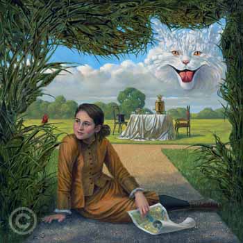 If you only walk long enough by Michael Cheval at Ocean Blue Galleries