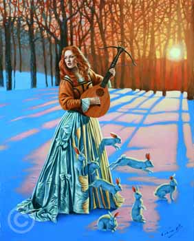 Love Hunter 2 by Michael Cheval at Ocean Blue Galleries