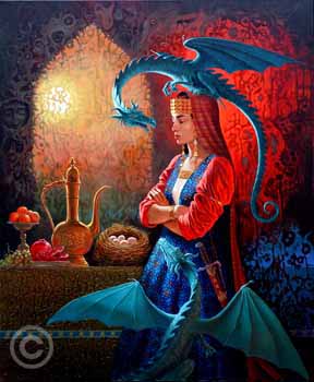 Night of Premonition by Michael Cheval at Ocean Blue Galleries