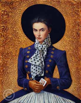 Queen of Spades by Michael Cheval at Ocean Blue Galleries