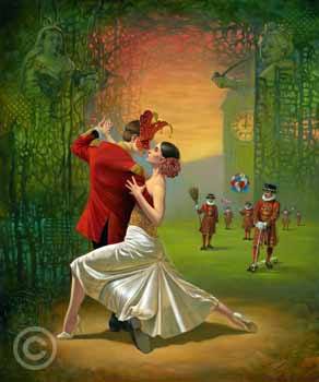 Royal Tango III by Michael Cheval at Ocean Blue Galleries