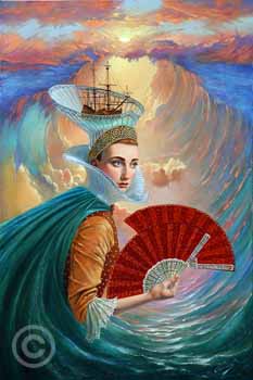 Storm's Tranquility by Michael Cheval at Ocean Blue Galleries