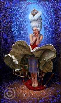 Twist of Historical Parallel by Michael Cheval at Ocean Blue Galleries